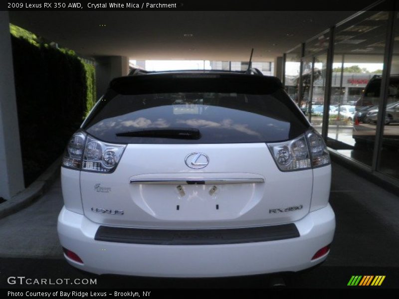 Crystal White Mica / Parchment 2009 Lexus RX 350 AWD