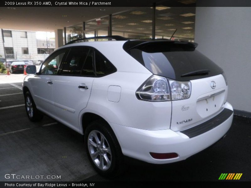 Crystal White Mica / Parchment 2009 Lexus RX 350 AWD