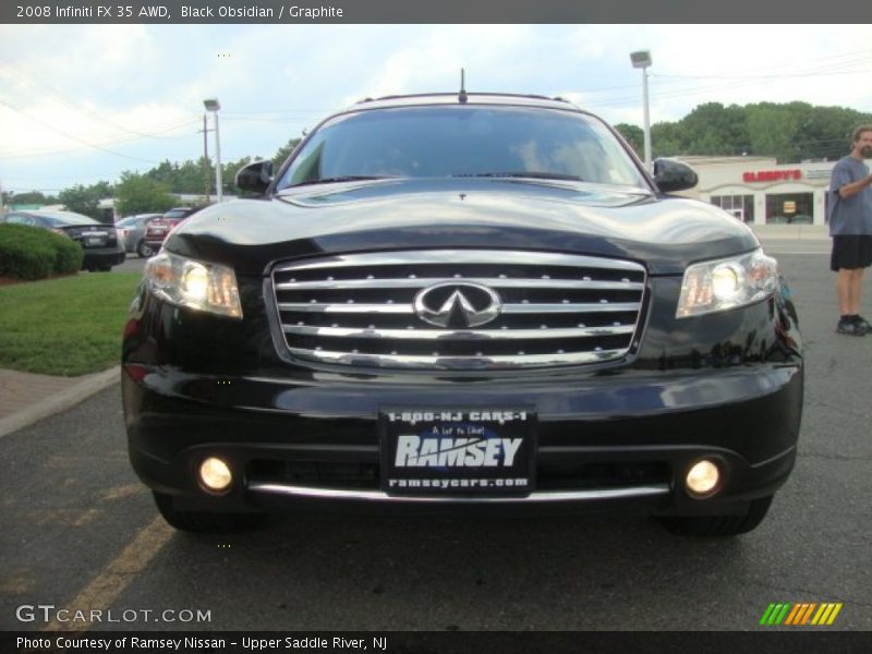 Black Obsidian / Graphite 2008 Infiniti FX 35 AWD