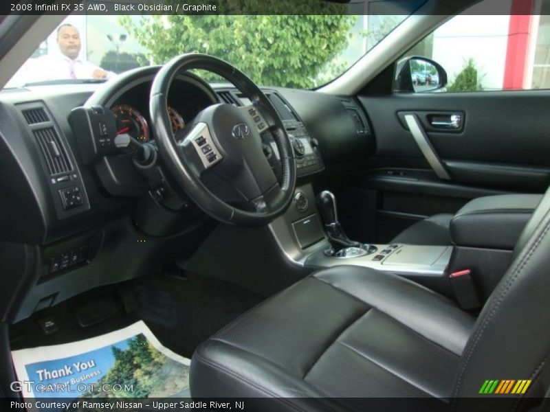 Black Obsidian / Graphite 2008 Infiniti FX 35 AWD