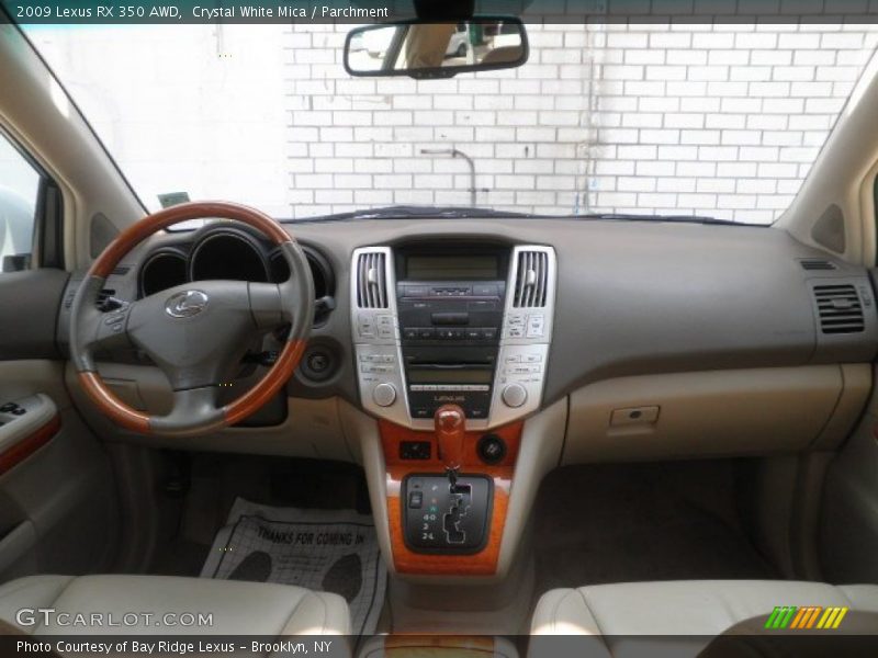 Crystal White Mica / Parchment 2009 Lexus RX 350 AWD