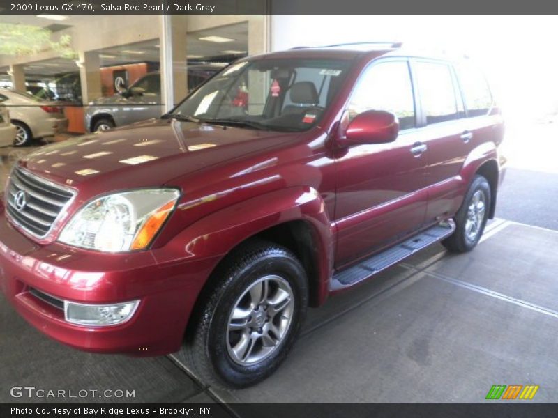 Salsa Red Pearl / Dark Gray 2009 Lexus GX 470