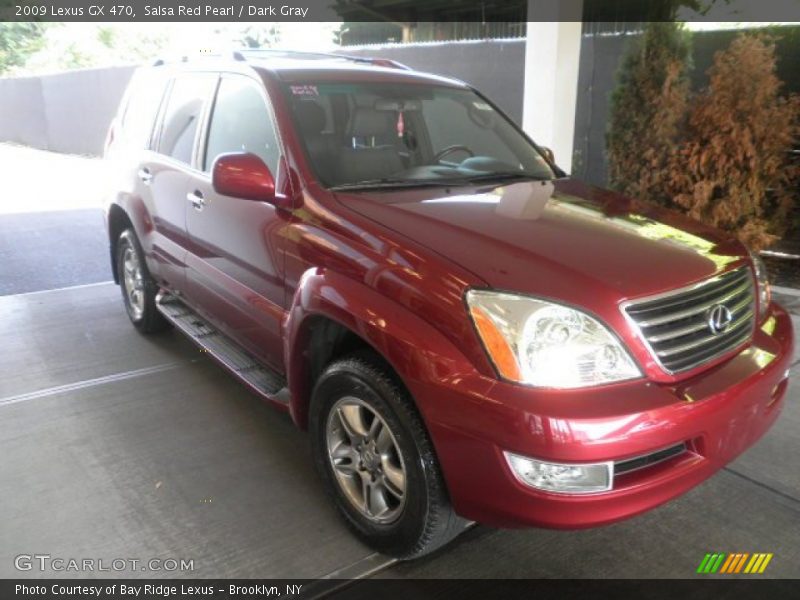 Salsa Red Pearl / Dark Gray 2009 Lexus GX 470
