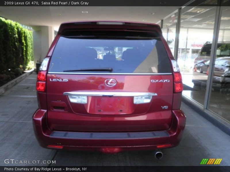 Salsa Red Pearl / Dark Gray 2009 Lexus GX 470