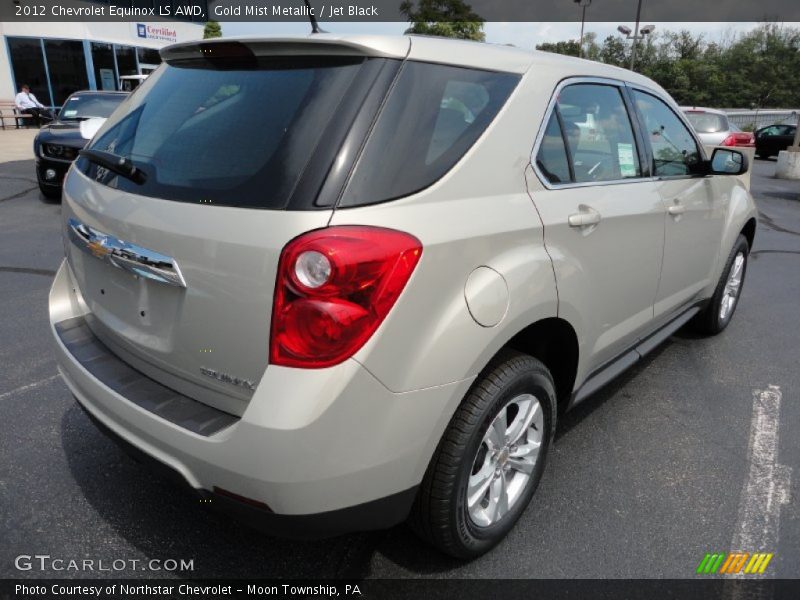  2012 Equinox LS AWD Gold Mist Metallic