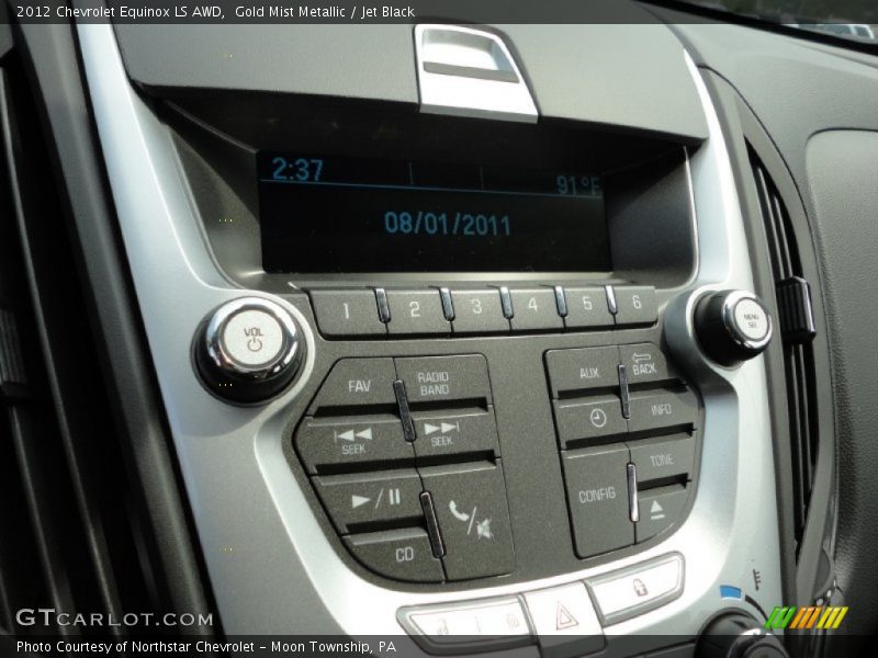 Controls of 2012 Equinox LS AWD