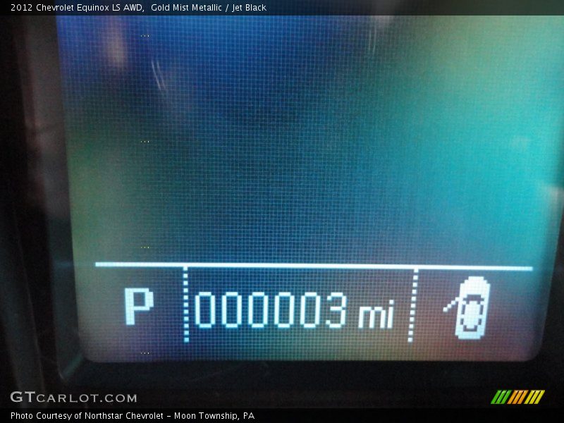 Gold Mist Metallic / Jet Black 2012 Chevrolet Equinox LS AWD