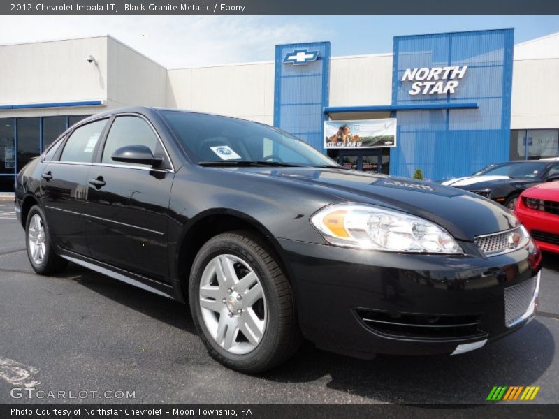 Black Granite Metallic / Ebony 2012 Chevrolet Impala LT