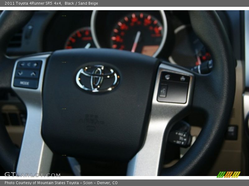 Black / Sand Beige 2011 Toyota 4Runner SR5 4x4