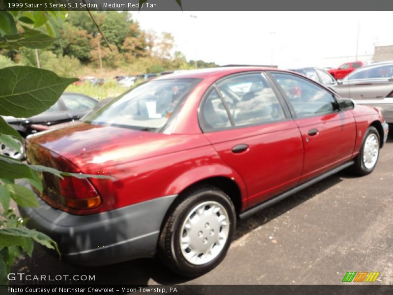 Medium Red / Tan 1999 Saturn S Series SL1 Sedan