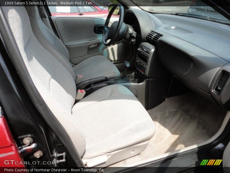 Medium Red / Tan 1999 Saturn S Series SL1 Sedan