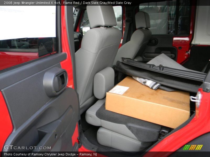 Flame Red / Dark Slate Gray/Med Slate Gray 2008 Jeep Wrangler Unlimited X 4x4