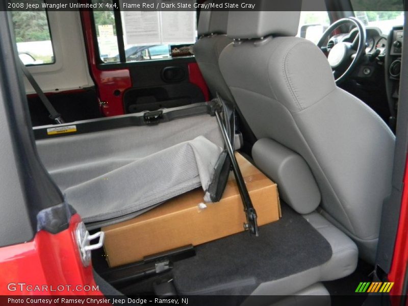 Flame Red / Dark Slate Gray/Med Slate Gray 2008 Jeep Wrangler Unlimited X 4x4
