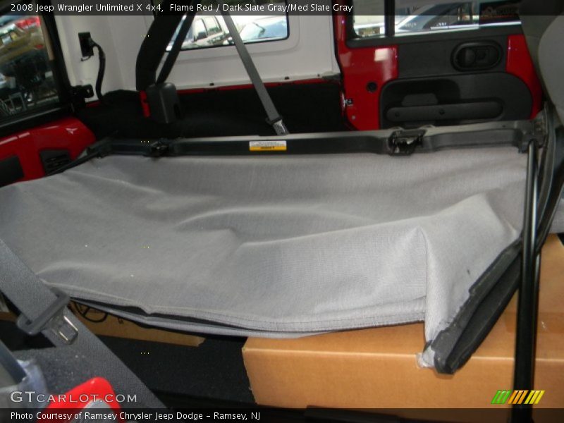 Flame Red / Dark Slate Gray/Med Slate Gray 2008 Jeep Wrangler Unlimited X 4x4