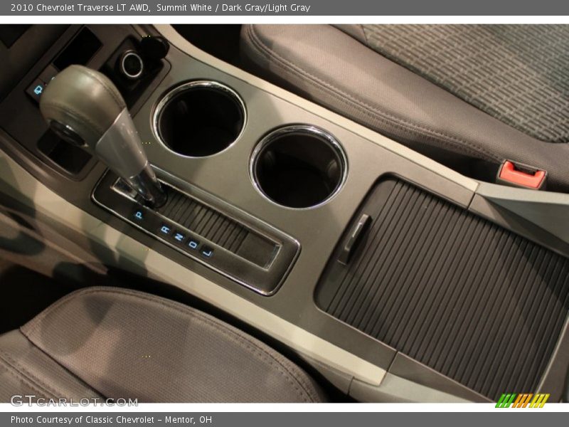 Summit White / Dark Gray/Light Gray 2010 Chevrolet Traverse LT AWD