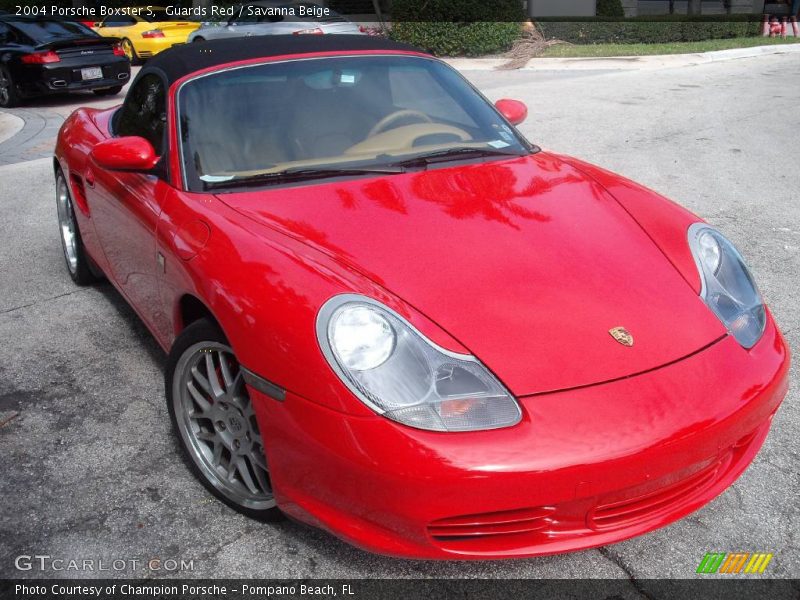 Guards Red / Savanna Beige 2004 Porsche Boxster S