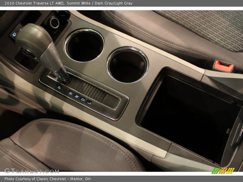 Summit White / Dark Gray/Light Gray 2010 Chevrolet Traverse LT AWD
