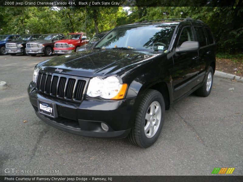 Black / Dark Slate Gray 2008 Jeep Grand Cherokee Laredo 4x4