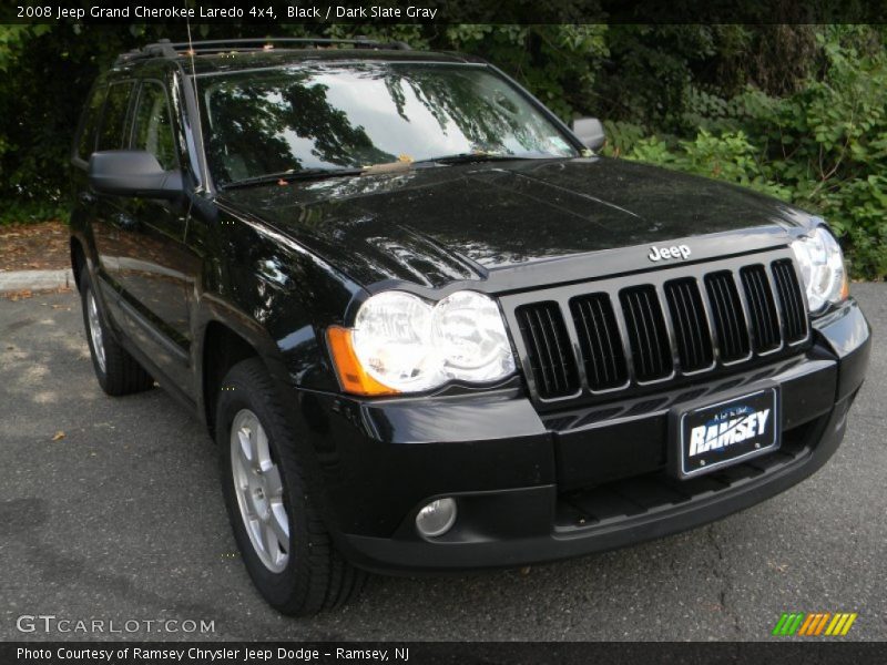 Black / Dark Slate Gray 2008 Jeep Grand Cherokee Laredo 4x4