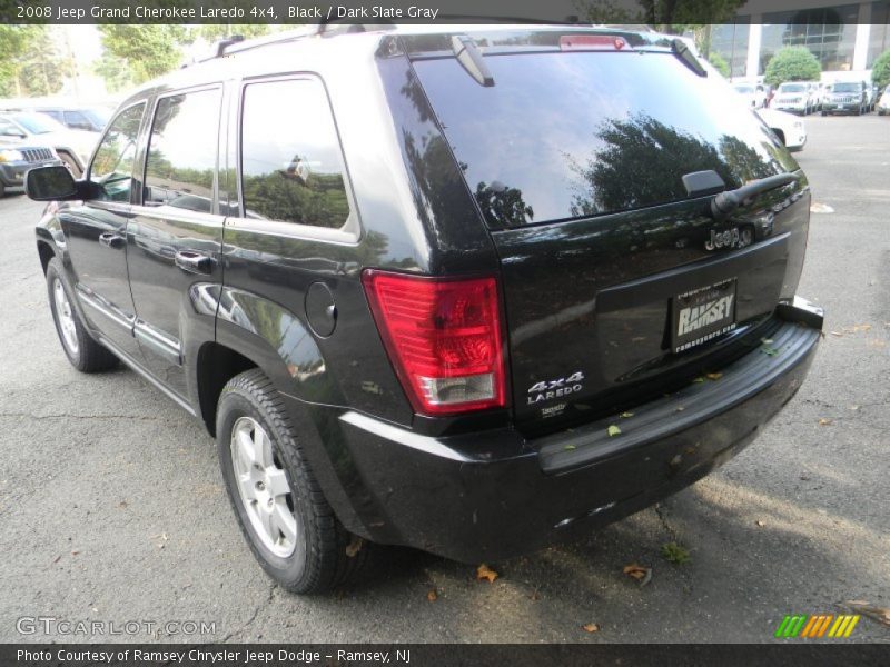 Black / Dark Slate Gray 2008 Jeep Grand Cherokee Laredo 4x4