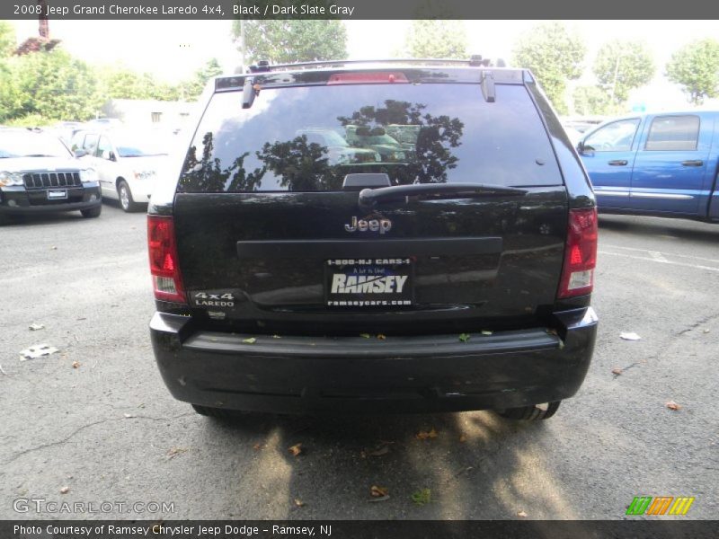 Black / Dark Slate Gray 2008 Jeep Grand Cherokee Laredo 4x4