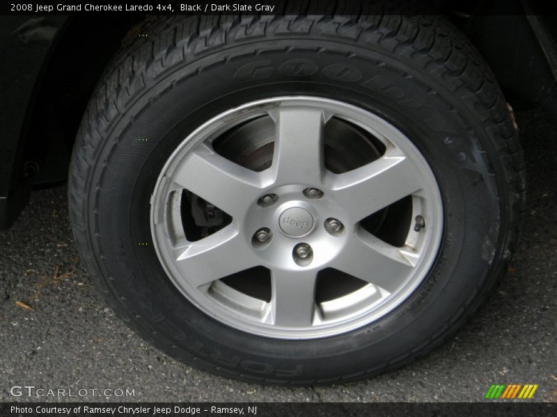 Black / Dark Slate Gray 2008 Jeep Grand Cherokee Laredo 4x4