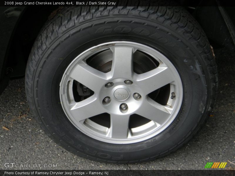 Black / Dark Slate Gray 2008 Jeep Grand Cherokee Laredo 4x4
