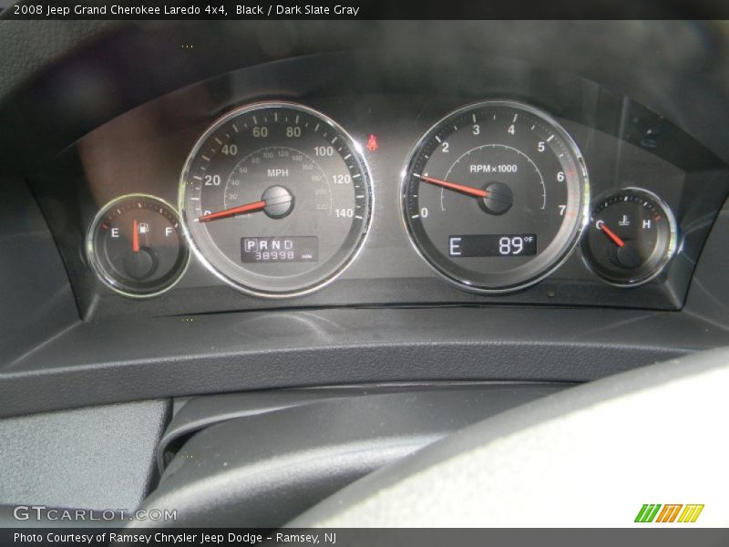 Black / Dark Slate Gray 2008 Jeep Grand Cherokee Laredo 4x4