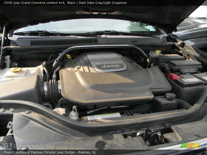 Black / Dark Slate Gray/Light Graystone 2008 Jeep Grand Cherokee Limited 4x4