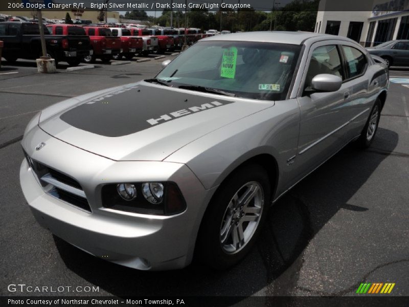 Bright Silver Metallic / Dark Slate Gray/Light Graystone 2006 Dodge Charger R/T