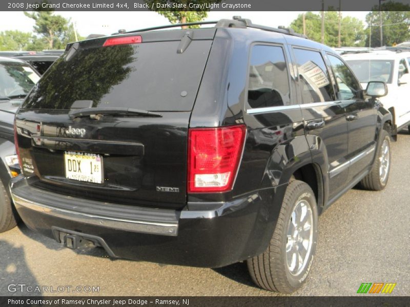 Black / Dark Slate Gray/Light Graystone 2008 Jeep Grand Cherokee Limited 4x4