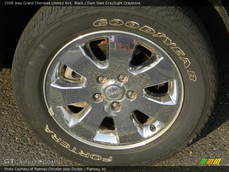 Black / Dark Slate Gray/Light Graystone 2008 Jeep Grand Cherokee Limited 4x4