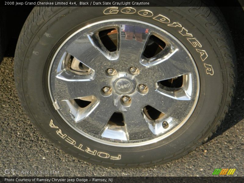 Black / Dark Slate Gray/Light Graystone 2008 Jeep Grand Cherokee Limited 4x4