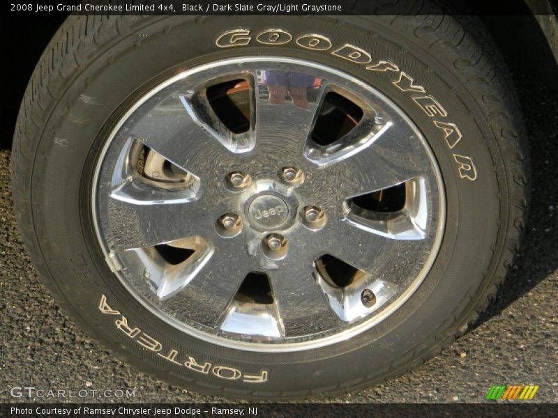 Black / Dark Slate Gray/Light Graystone 2008 Jeep Grand Cherokee Limited 4x4