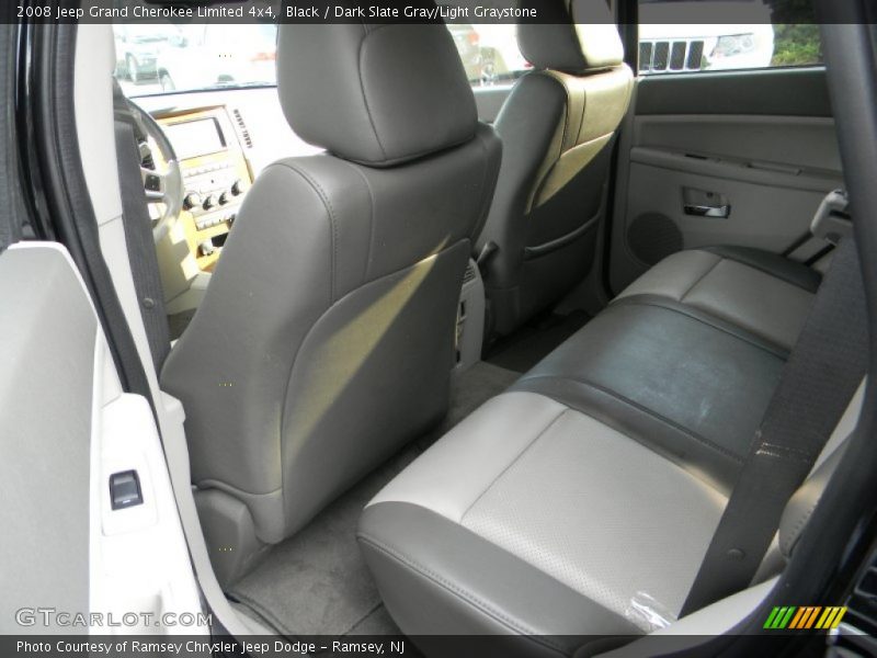 Black / Dark Slate Gray/Light Graystone 2008 Jeep Grand Cherokee Limited 4x4