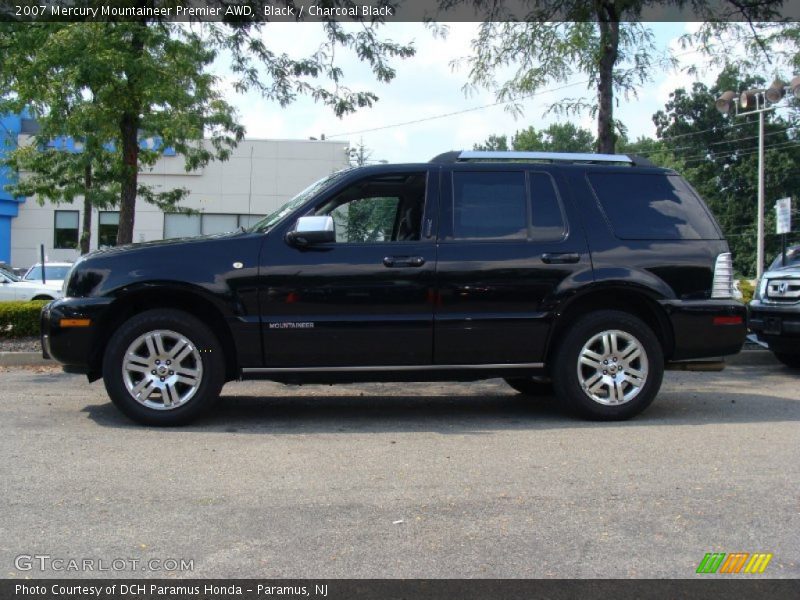 Black / Charcoal Black 2007 Mercury Mountaineer Premier AWD