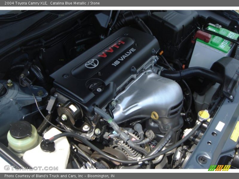 Catalina Blue Metallic / Stone 2004 Toyota Camry XLE