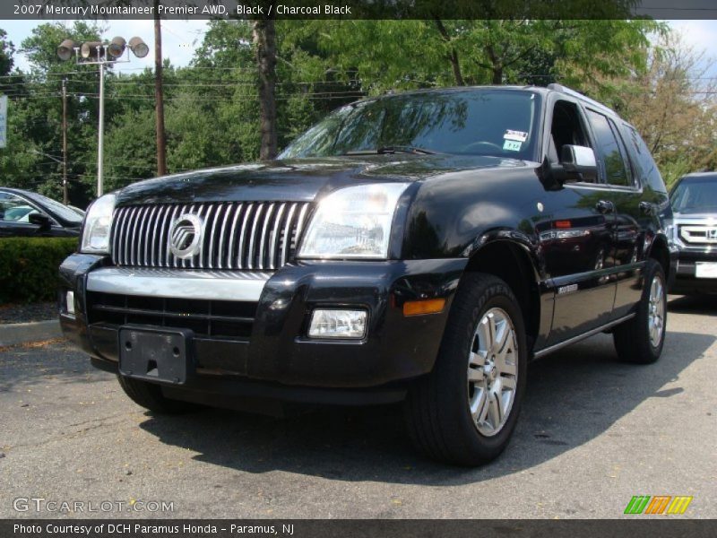 Black / Charcoal Black 2007 Mercury Mountaineer Premier AWD