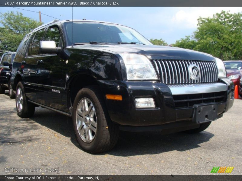 Black / Charcoal Black 2007 Mercury Mountaineer Premier AWD