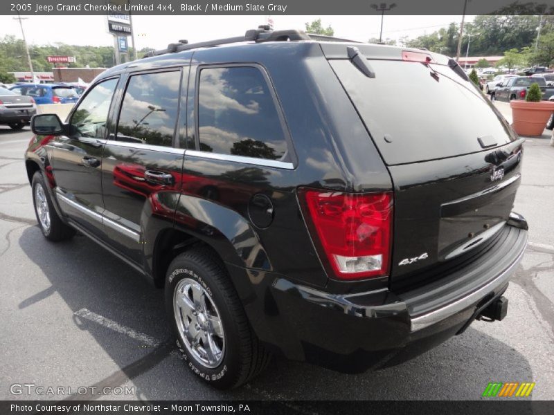 Black / Medium Slate Gray 2005 Jeep Grand Cherokee Limited 4x4