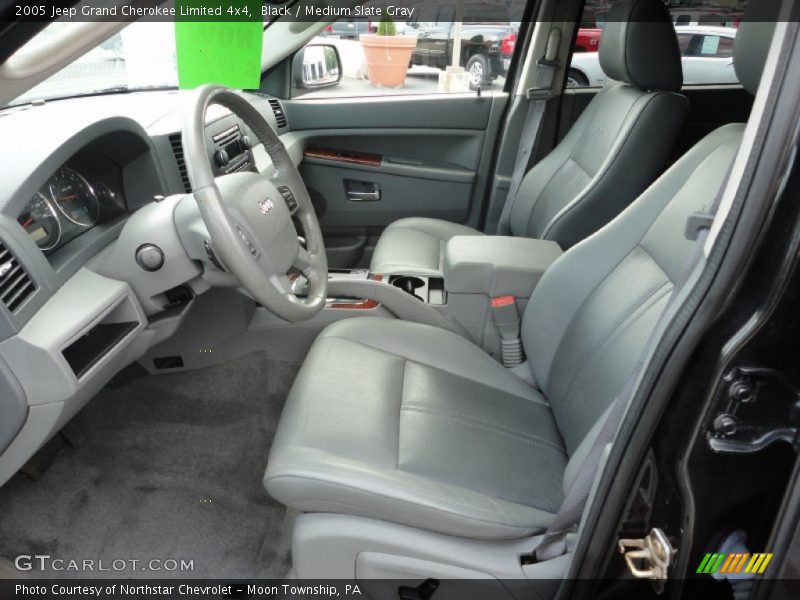 Black / Medium Slate Gray 2005 Jeep Grand Cherokee Limited 4x4