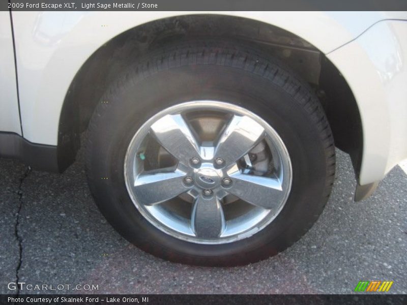 Light Sage Metallic / Stone 2009 Ford Escape XLT