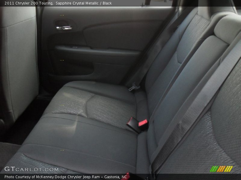 Sapphire Crystal Metallic / Black 2011 Chrysler 200 Touring