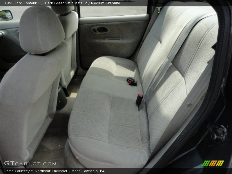 Dark Green Satin Metallic / Medium Graphite 1998 Ford Contour SE