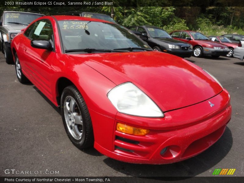 Saronno Red / Sand Blast 2003 Mitsubishi Eclipse GS Coupe