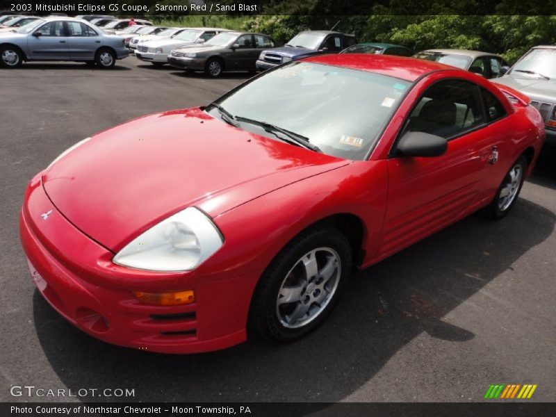 Saronno Red / Sand Blast 2003 Mitsubishi Eclipse GS Coupe