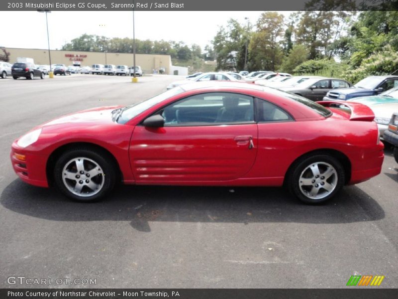 Saronno Red / Sand Blast 2003 Mitsubishi Eclipse GS Coupe