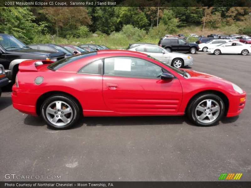 Saronno Red / Sand Blast 2003 Mitsubishi Eclipse GS Coupe