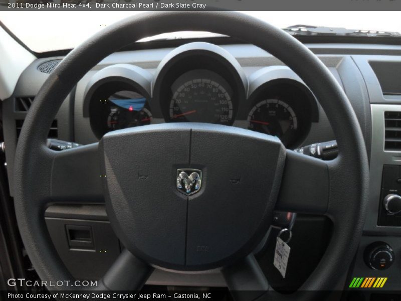 Dark Charcoal Pearl / Dark Slate Gray 2011 Dodge Nitro Heat 4x4