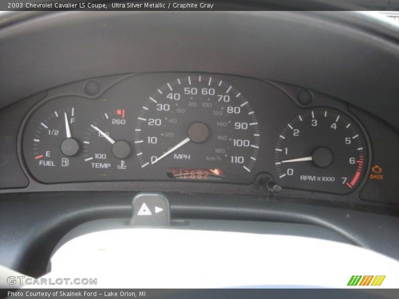  2003 Cavalier LS Coupe LS Coupe Gauges
